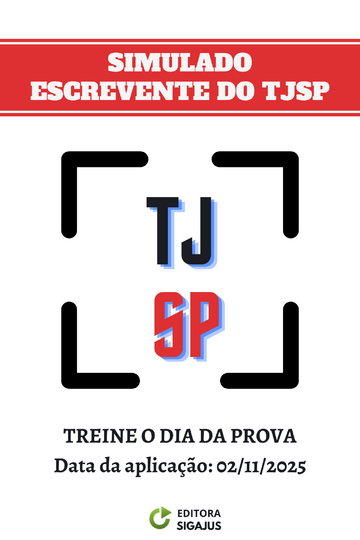 Simulado Escrevente do TJSP (Aplicado em 02/11/2025)