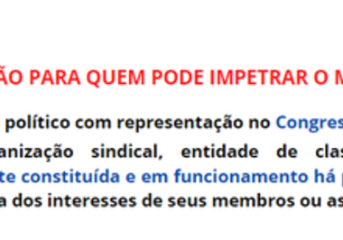 Legitimidade ativa do MS-Coletivo